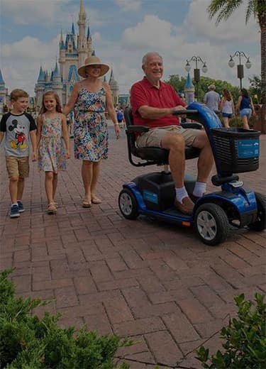 Rent mobility equipment in Disney World