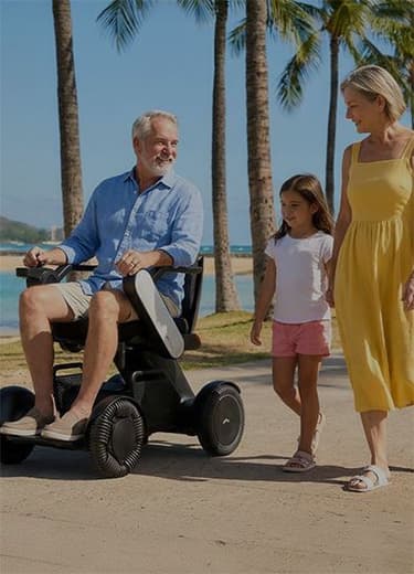A Man on Wheelchair in Honolulu